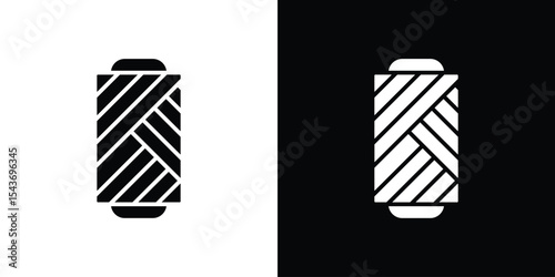 Spool of thread icon collection. line stroke icon. EPS 10
