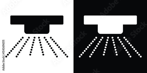 Sprinkler icon collection. line stroke icon. EPS 10