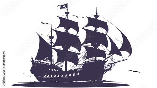 Boat Icon Set – Minimal Nautical Symbols Vector

