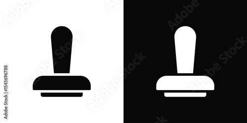 Stamp icon collection. line stroke icon. EPS 10