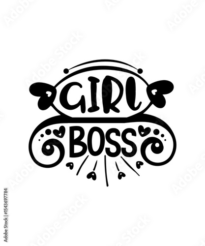girl boss svg