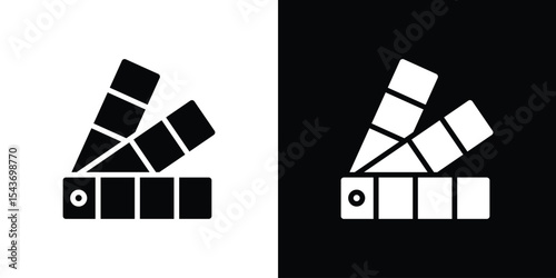 Swatch icon collection. line stroke icon. EPS 10