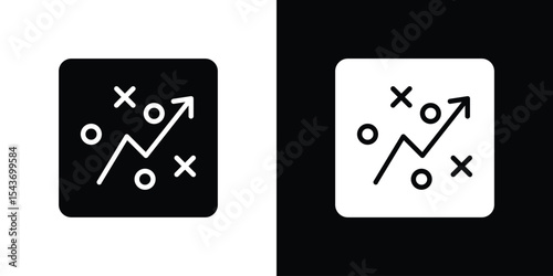 Tactical icon collection. line stroke icon. EPS 10