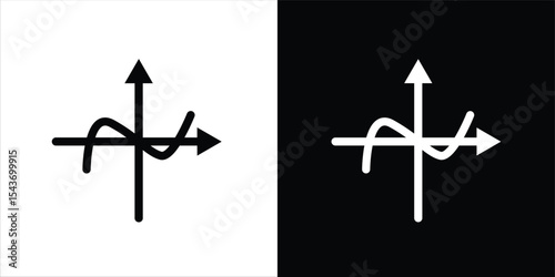 Tangent icon collection. line stroke icon. EPS 10