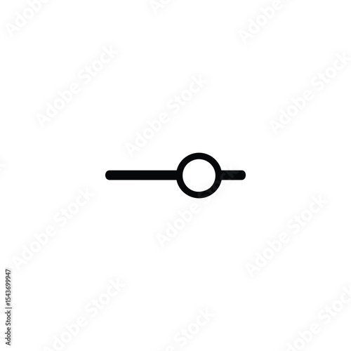 Slider Control Icon UI Adjustment Knob Vector