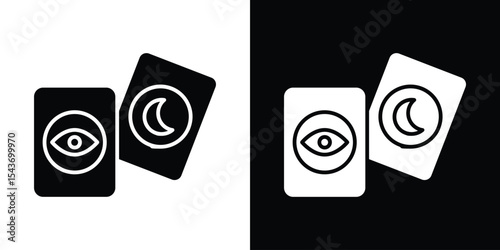 Tarot icon collection. line stroke icon. EPS 10