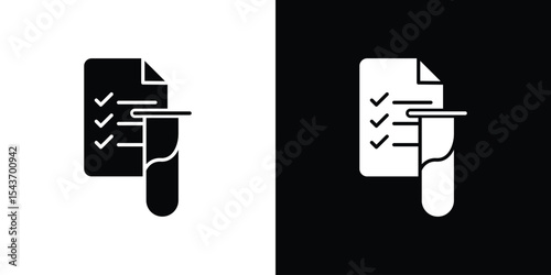 Test icon collection. line stroke icon. EPS 10