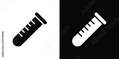 Test tube icon collection. line stroke icon. EPS 10