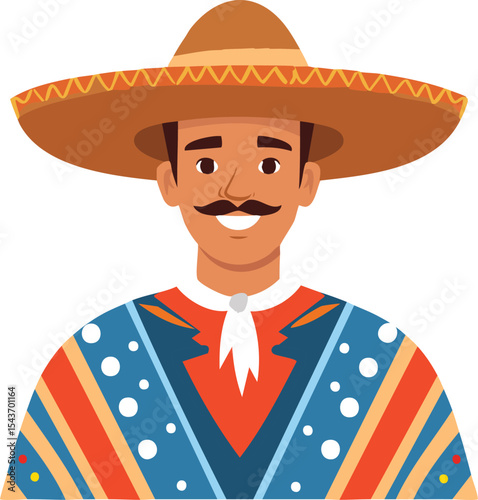 mexican man with sombrero