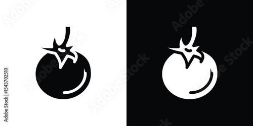 Tomato icon collection. line stroke icon. EPS 10