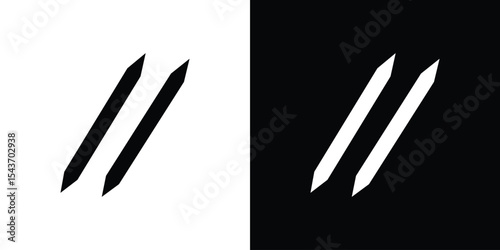 Toothpick icon collection. line stroke icon. EPS 10