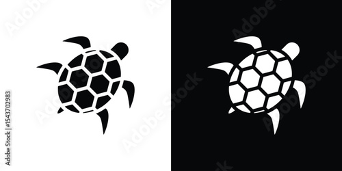 Tortoise icon collection. line stroke icon. EPS 10