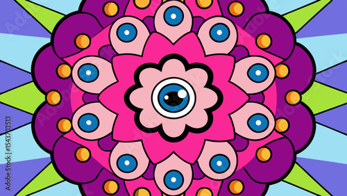 Quantum Multiverse Data Visual – Futuristic Neural Grid Vector Art.