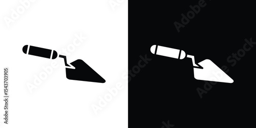 Trowel icon collection. line stroke icon. EPS 10