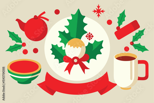 christmas icons set