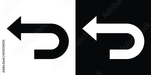 Undo icon collection. line stroke icon. EPS 10