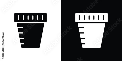 Urine test icon collection. line stroke icon. EPS 10