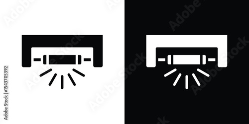 UV disinfection lamp icon collection. line stroke icon. EPS 10