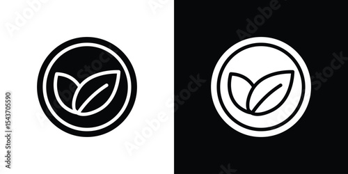 Vegan icon collection. line stroke icon. EPS 10