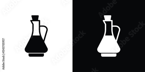 Vinegar icon collection. line stroke icon. EPS 10