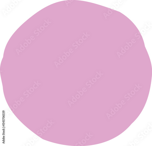 Pale Lilac Blob: Irregular, Minimalist, and Modern Design