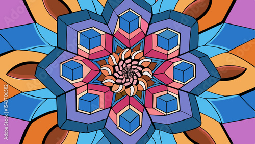 Quantum Multiverse Data Visual – Futuristic Neural Grid Vector Art.
