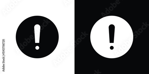 Warning icon collection. line stroke icon. EPS 10