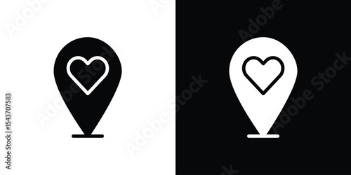 Wedding Location icon collection. line stroke icon. EPS 10