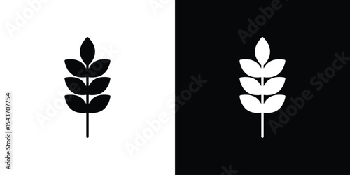 Wheat icon collection. line stroke icon. EPS 10