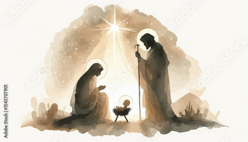 Christmas nativity scene 