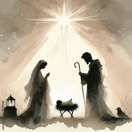 christmas nativity scene