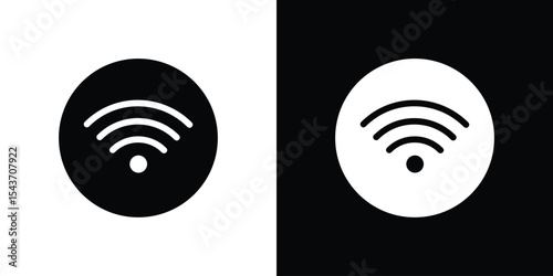 Wifi icon collection. line stroke icon. EPS 10