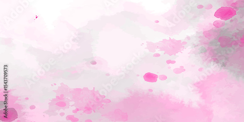 Minimal Soft Pink and White Watercolor Sky with Subtle Mist, Hazy Flow, and Calm Cloud Details. Hand-Painted Pink and White Background with Watercolor Wash Texture and Light Blush Cloud Effect