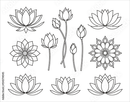 Lotus & Mandala Mix Set