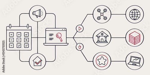 Vector illustration design of a set of Easter egg icons for web and social media
