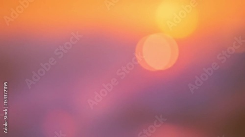 Vibrant Sunset Blur Abstract Photography Background