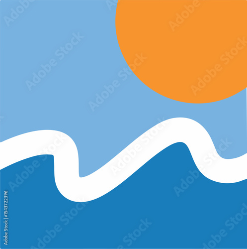 Графика иsun sea background vector abstract...
 иллюстрации