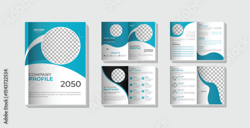 bi-fold 8 Page Brochure Design.