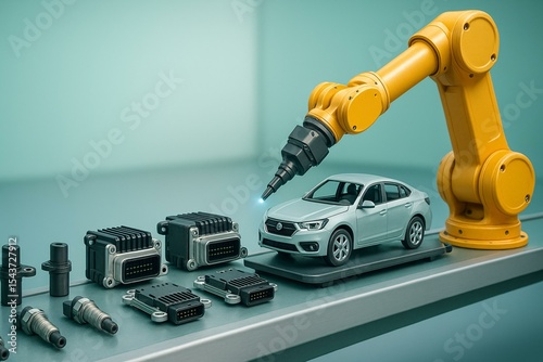 Precision Engineering in Automotive Manufacturing with Industrial Robots Transforming the Automotive Industry