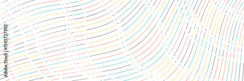 Vector Illustration of the colorful pattern of lines abstract background. Colorful striped waves background. Vector illustration.