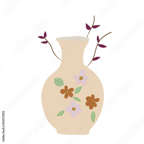 vase with flowers