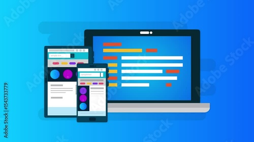tablet pc with application icons