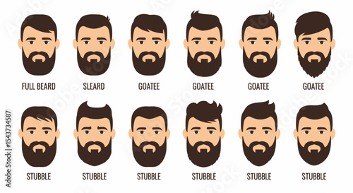 Collection Of Different Beard Styles For Men Facial Grooming