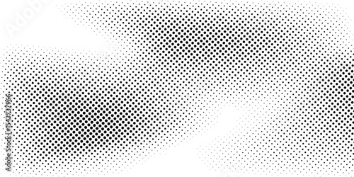 Halftone faded gradient texture. Grunge halftone grit background. White and black sand noise wallpaper. doted