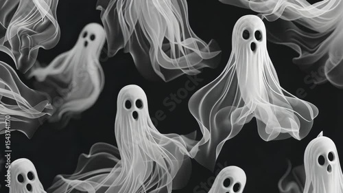 Group of ghosts