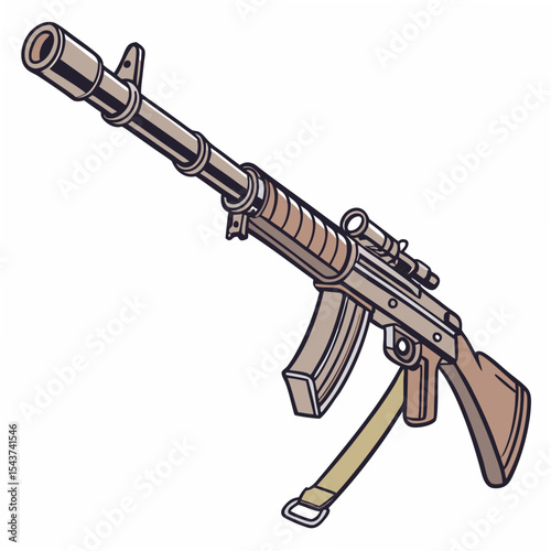 gun vector illustration