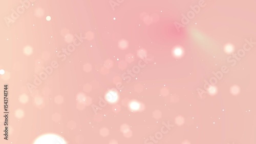 Pink background with white bokeh suitable for feminine designs, baby announcements, romantic themes, and dreamy concepts in photography and digital art projects.