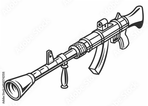 gun vector illustration