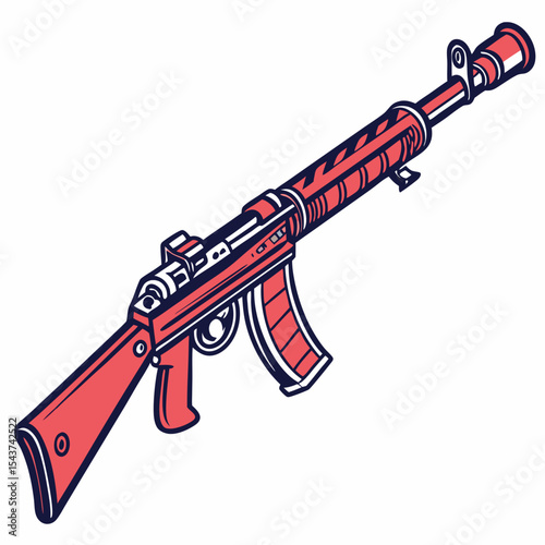 gun vector illustration