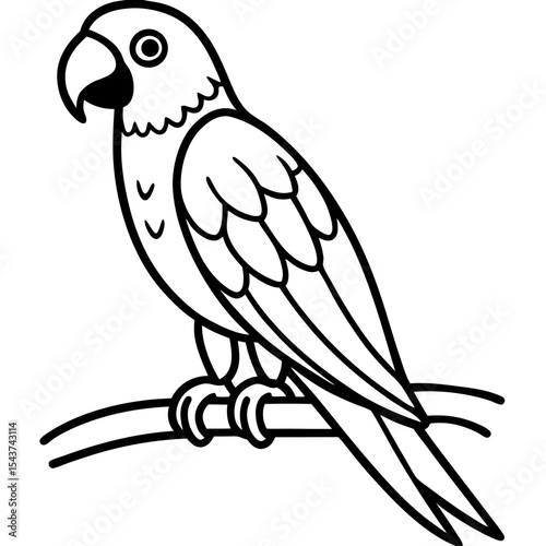Minimal Parrot Perch Vector